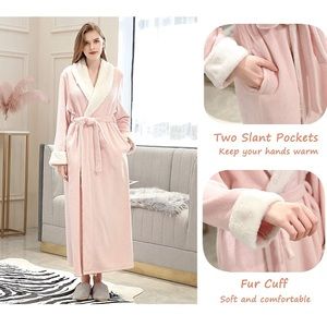 Women’s pink robe